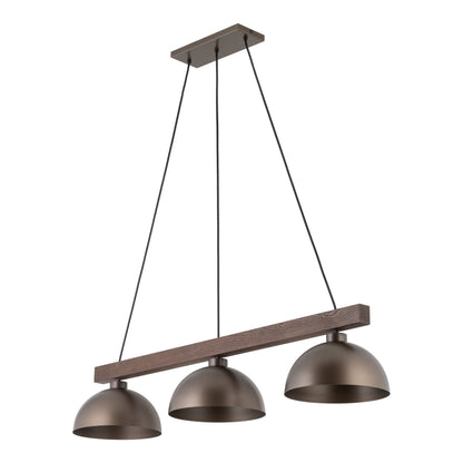 OSLO Brown Scandinavian Pendant Light 3 - AURABAGS SHOP
