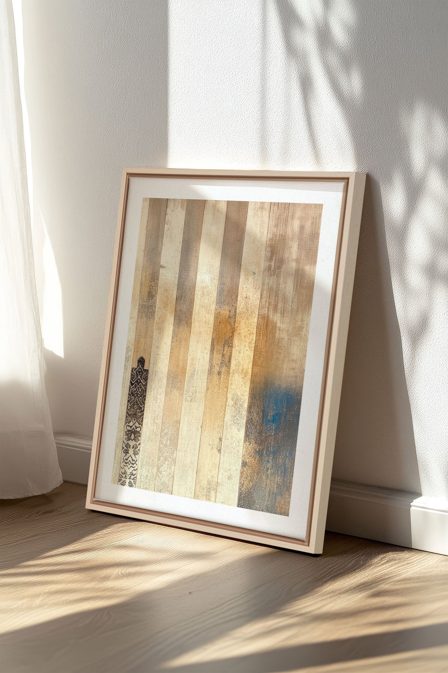 Handwerkliche Patina, Auf gespannter Leinwand