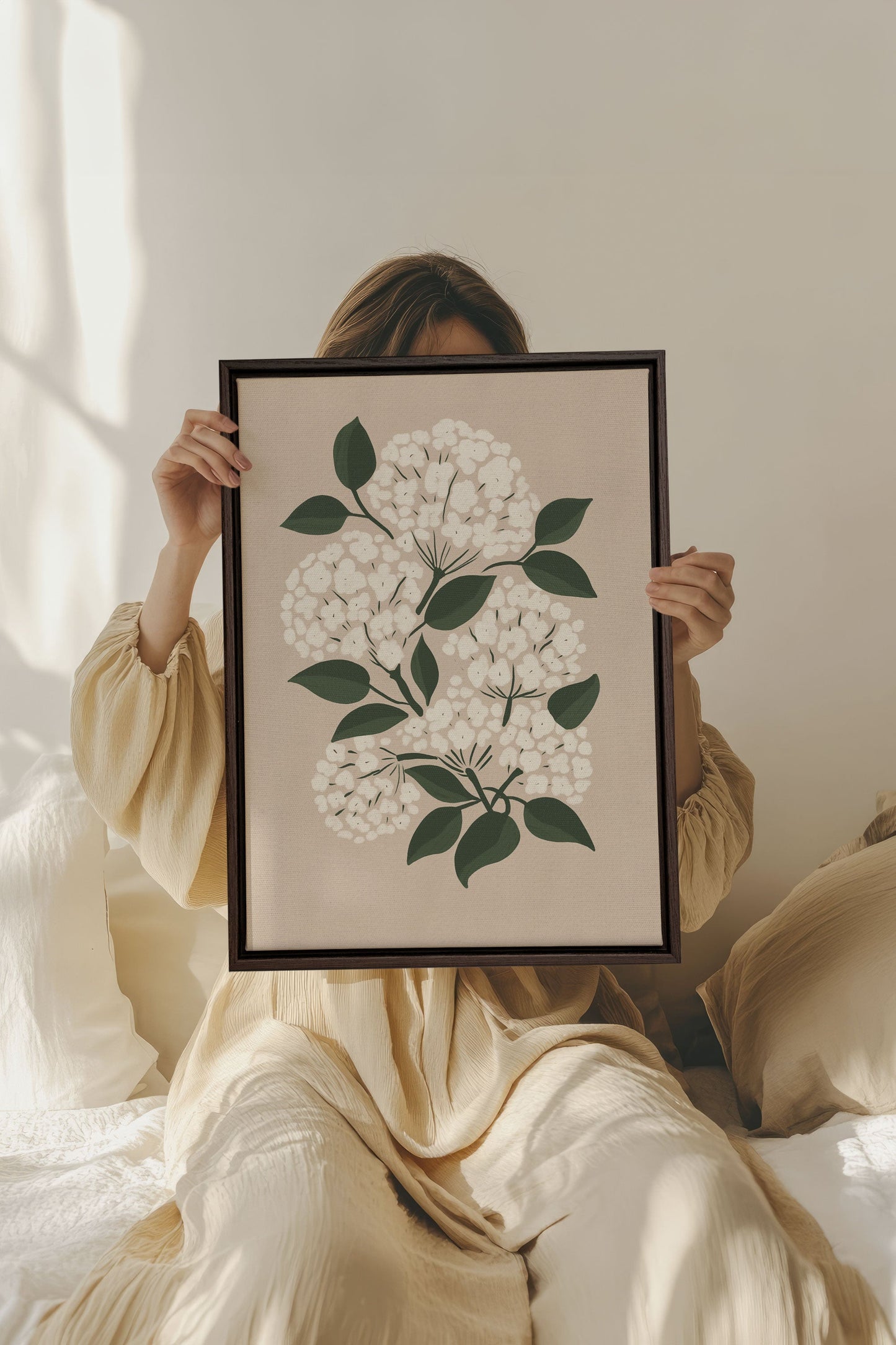 BRISE DE FLEURS, Kunstwerk auf gestreckter Leinwand