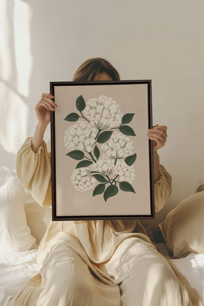 BRISE DE FLEURS, Kunstwerk auf gestreckter Leinwand
