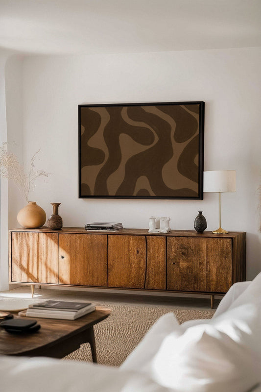 MINERAL FLOW, Werk auf gespannter Leinwand