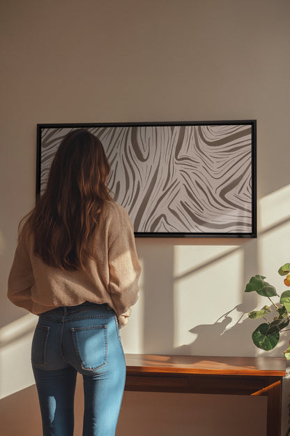 WILD WAVES, Artwork on stretched canvas