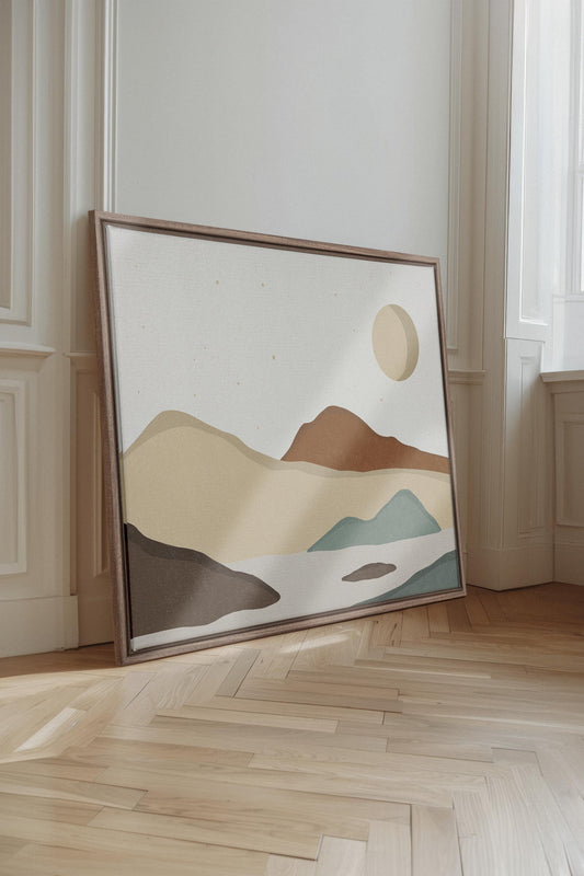 SAND & SKY, Werk auf gespannter Leinwand