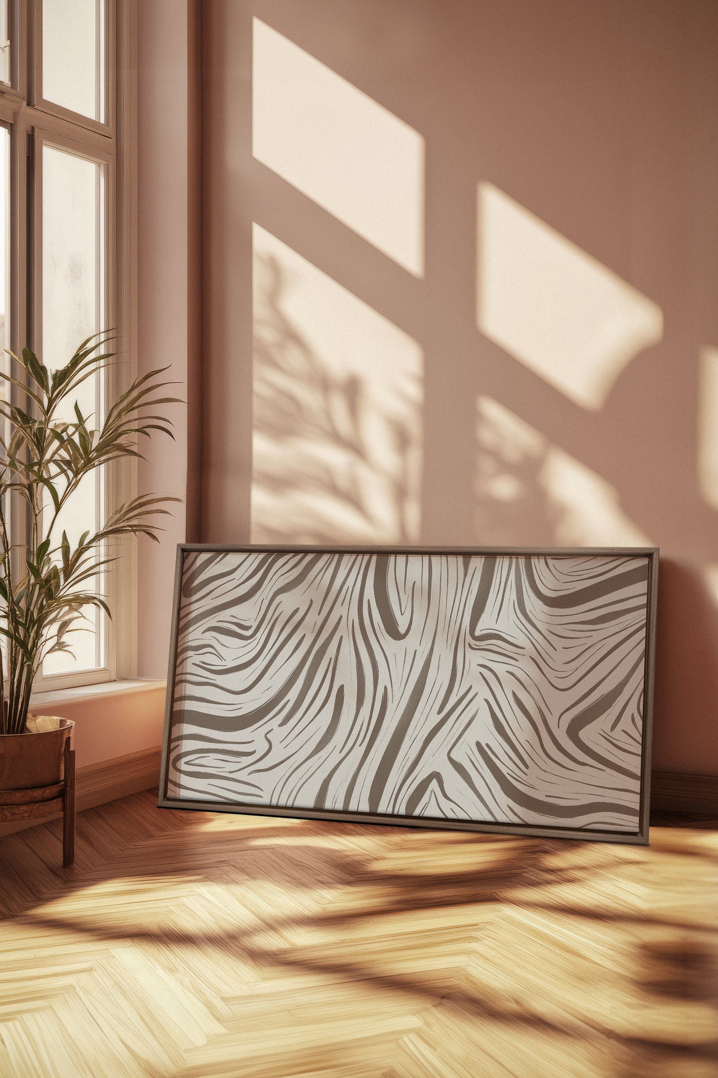 WILD WAVES, Artwork on stretched canvas