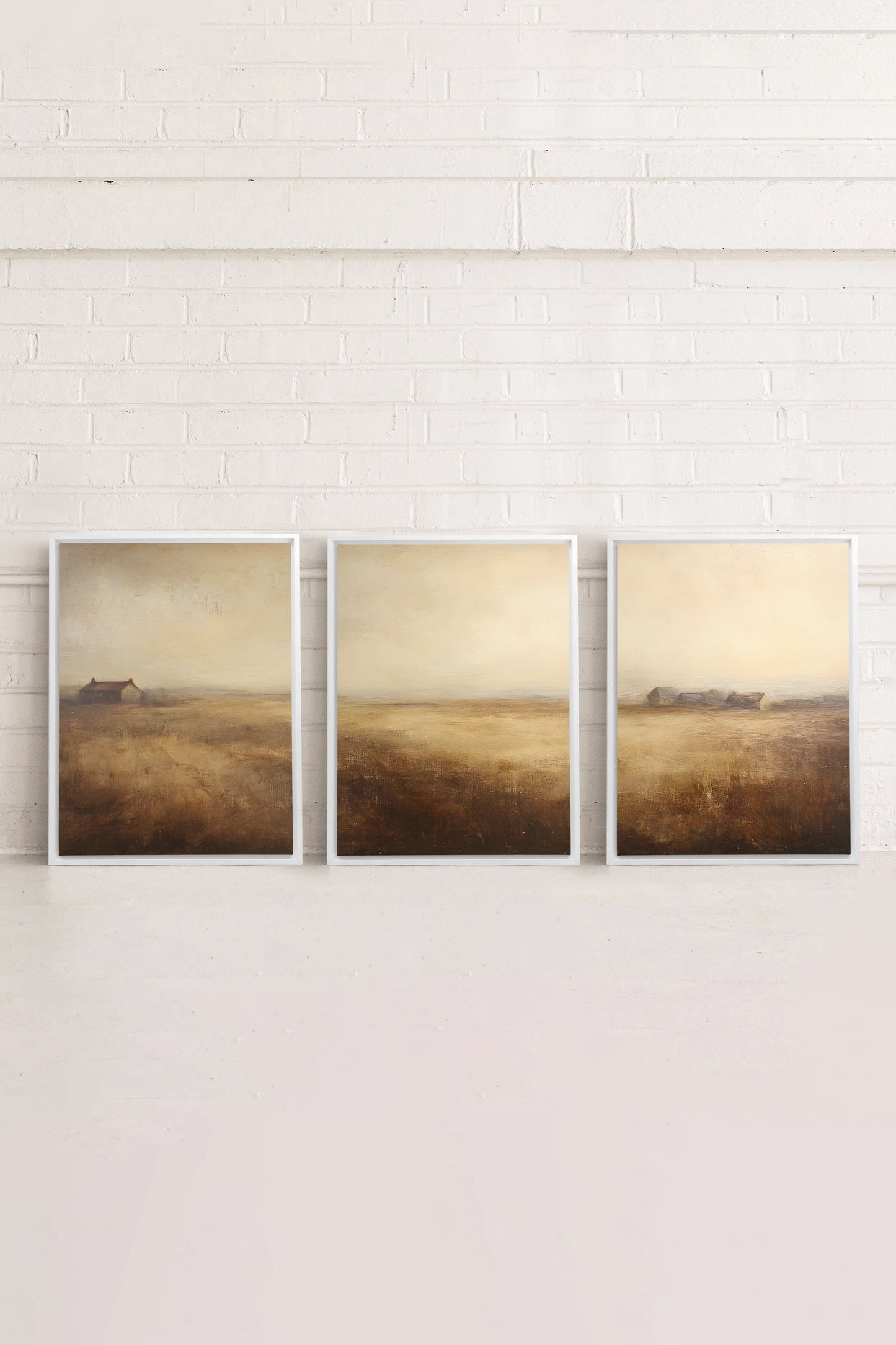 TRIO D'ANTAN (3 Werke auf gespannter Leinwand)