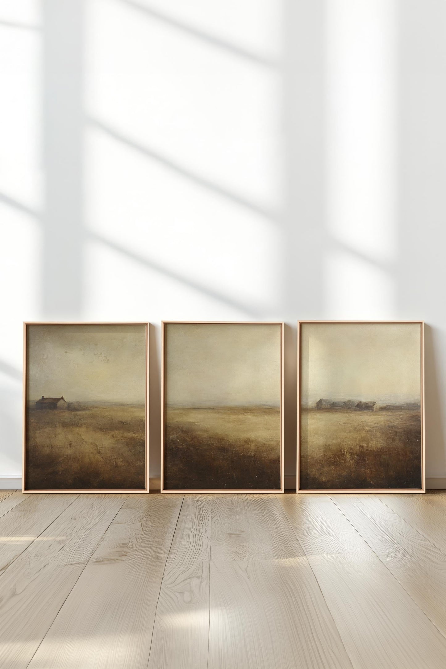 TRIO D'ANTAN (3 Werke auf gespannter Leinwand)