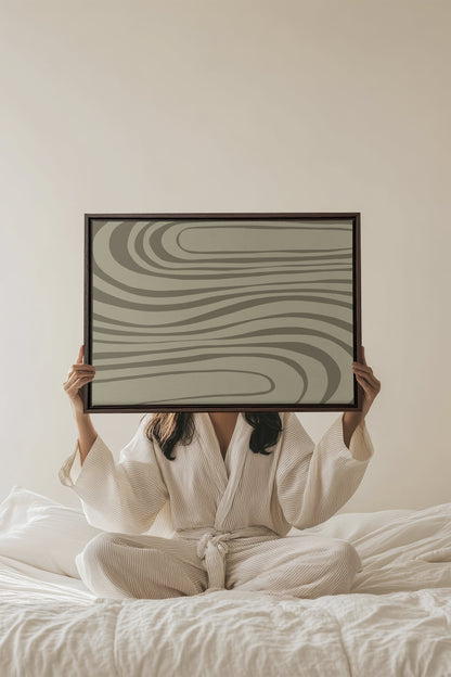 STREAMLINES, Oeuvre sur toile étirée