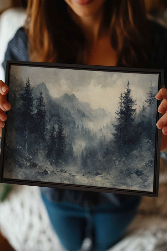 MYSTIC HIGHLANDS, Öl auf gespannter Leinwand