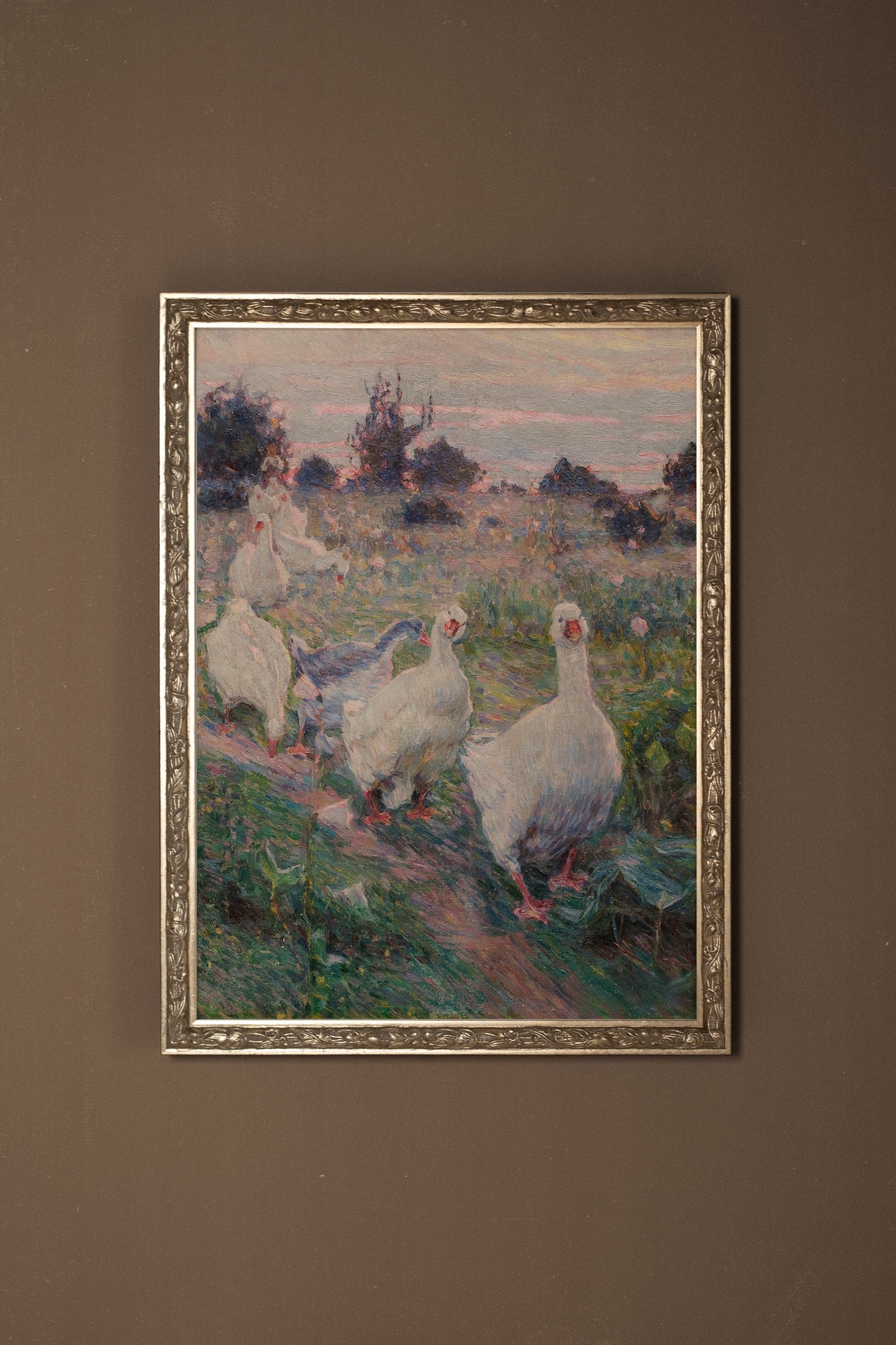 WINDY FEATHERS, VINTAGE RAHMEN SILBER