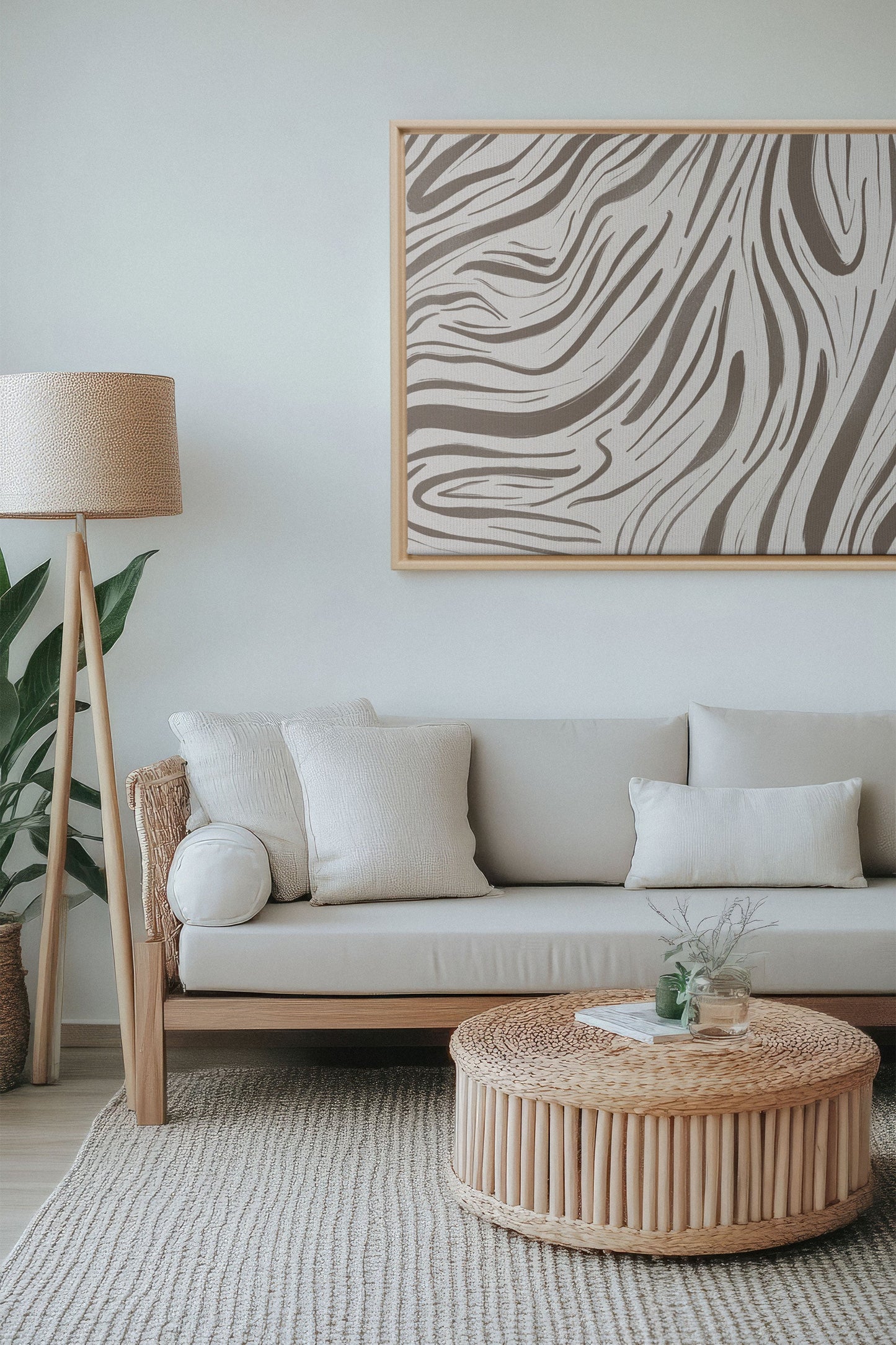 WILD WAVES, Artwork on stretched canvas