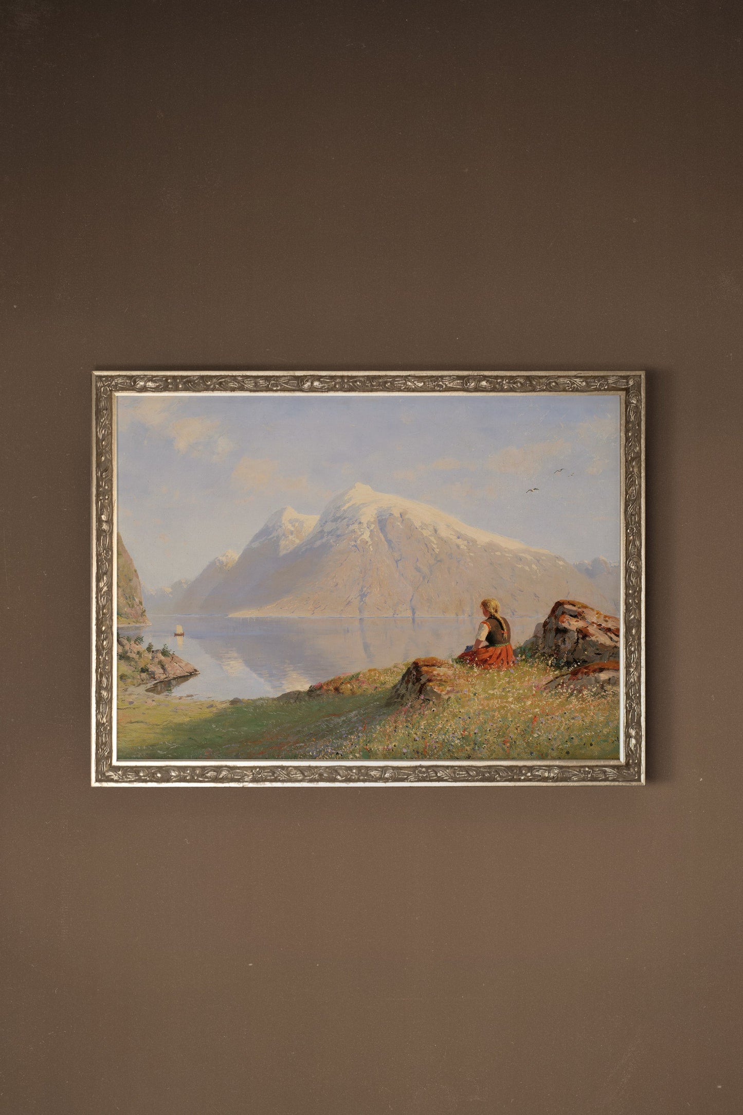 LA SOUFFLE DES CIMES, SILBERNER VINTAGE-RAHMEN