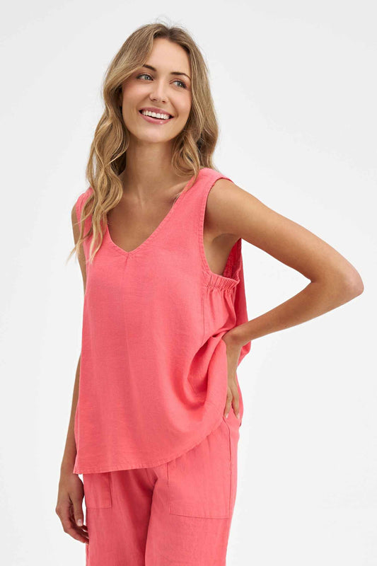 Women's Woven Sleeveless Top