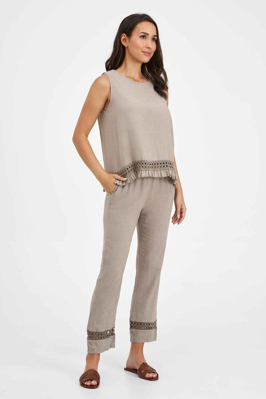 Women's Woven Sleeveless Top