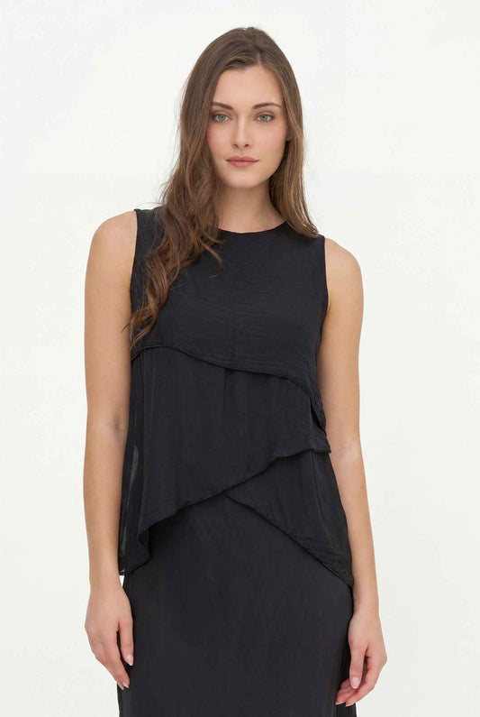 Women's Woven Top - Sleeveless