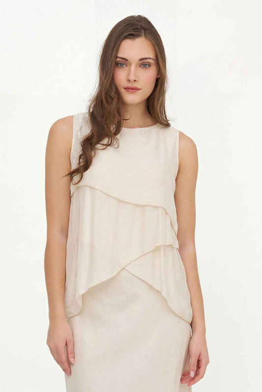 Women's Woven Top - Sleeveless