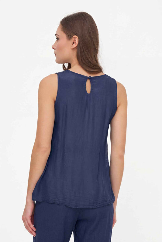 Women's Woven Top - Sleeveless