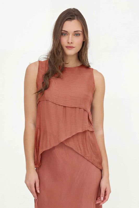 Women's Woven Top - Sleeveless