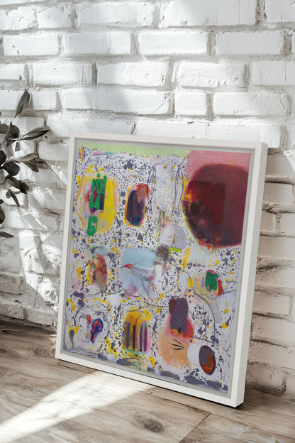 RYTHME CHROMATIQUE, Kunstwerk auf gespannter Leinwand