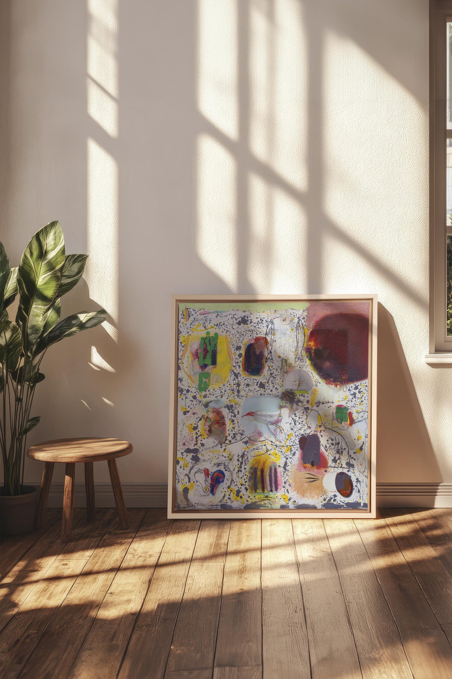 RYTHME CHROMATIQUE, Kunstwerk auf gespannter Leinwand