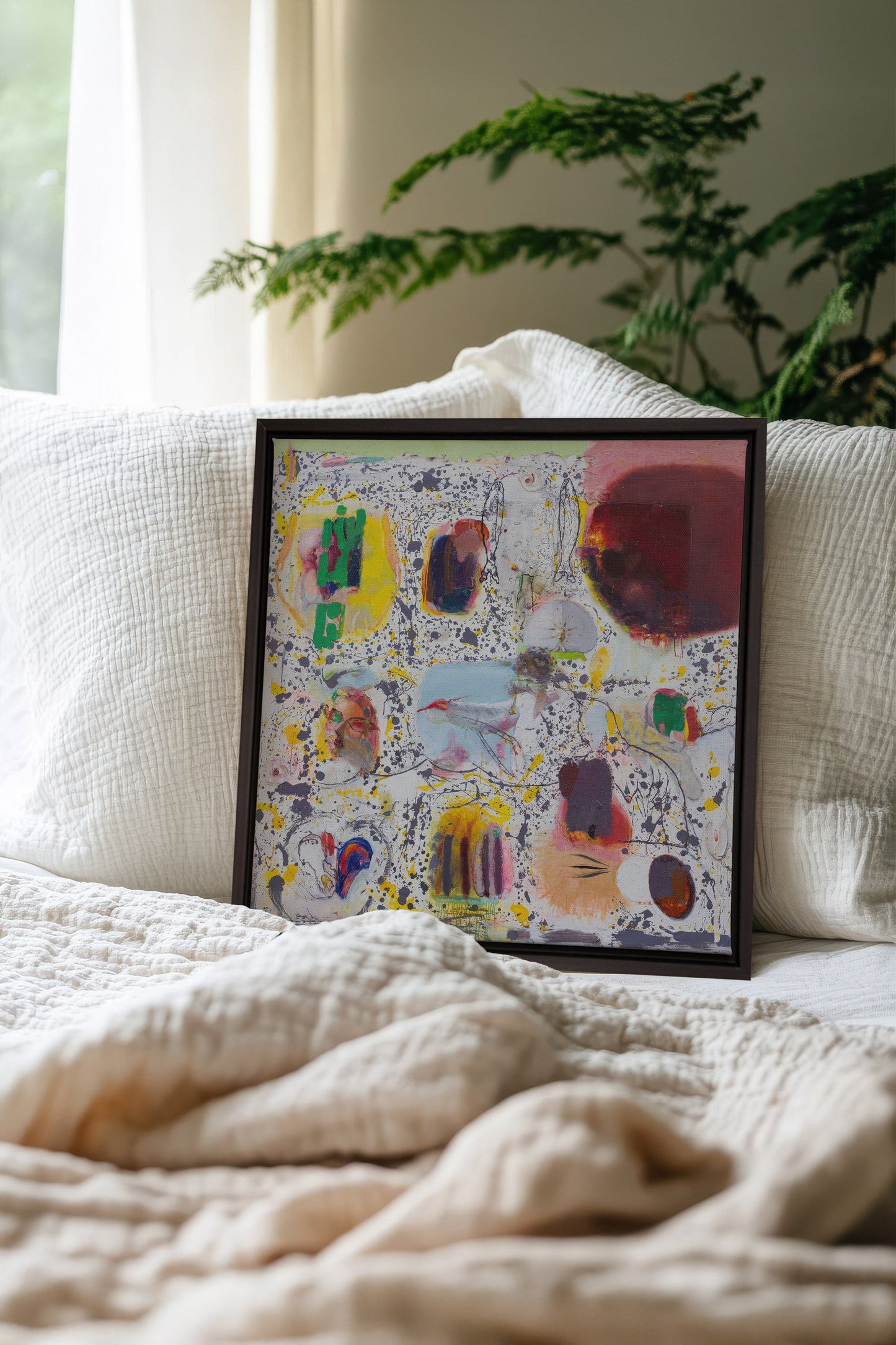 RYTHME CHROMATIQUE, Kunstwerk auf gespannter Leinwand