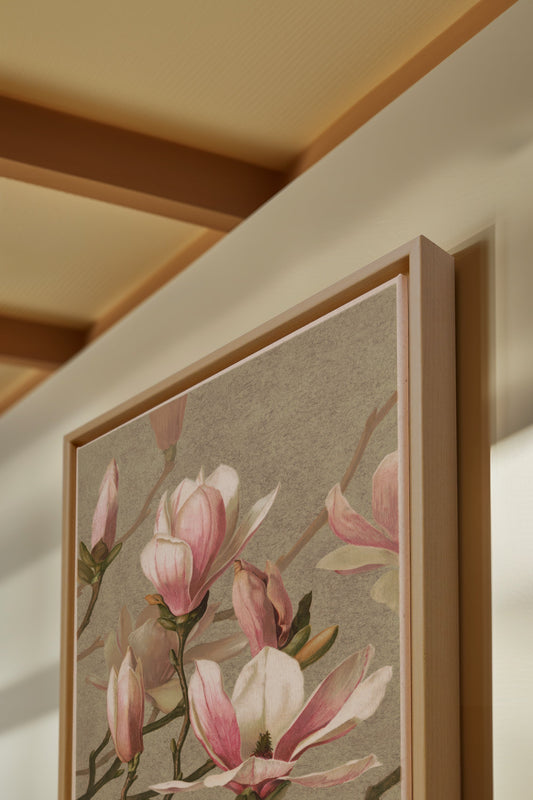 MAGNOLIA WHISPER, Giclée auf Leinwand aufgezogen