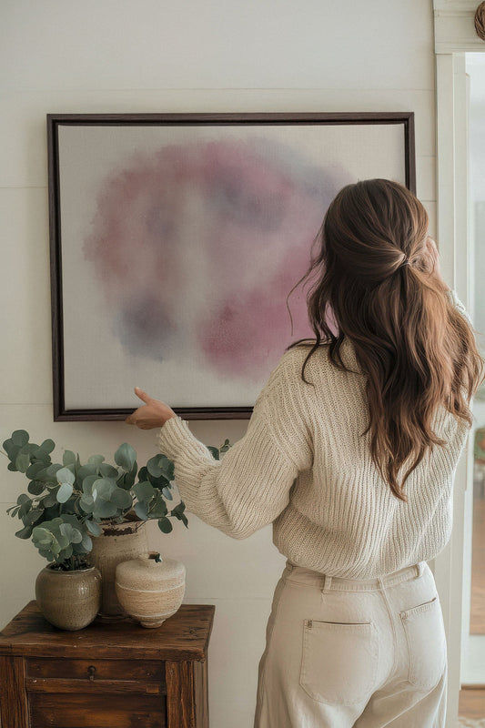 PASTEL CLOUD, Gespanntes Leinwandkunstwerk