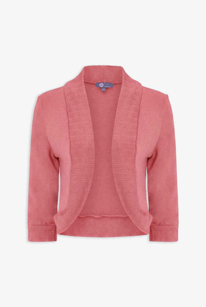 Women's Knit/Woven Combo Cardigan