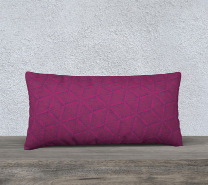Throw Pillow Cover | 24 x 12 | Edgy