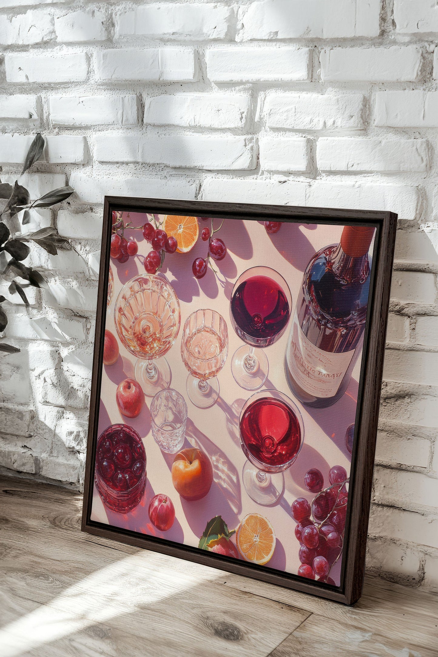 SAISONCOCKTAIL, Mischtechnik auf gespannter Leinwand