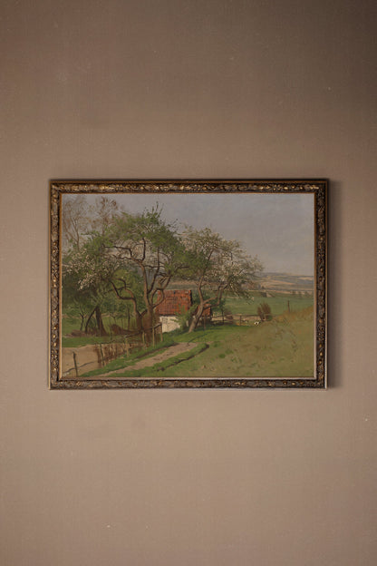 FRÜHLINGSZARTHEIT, BRONZEFARBENER VINTAGE-RAHMEN