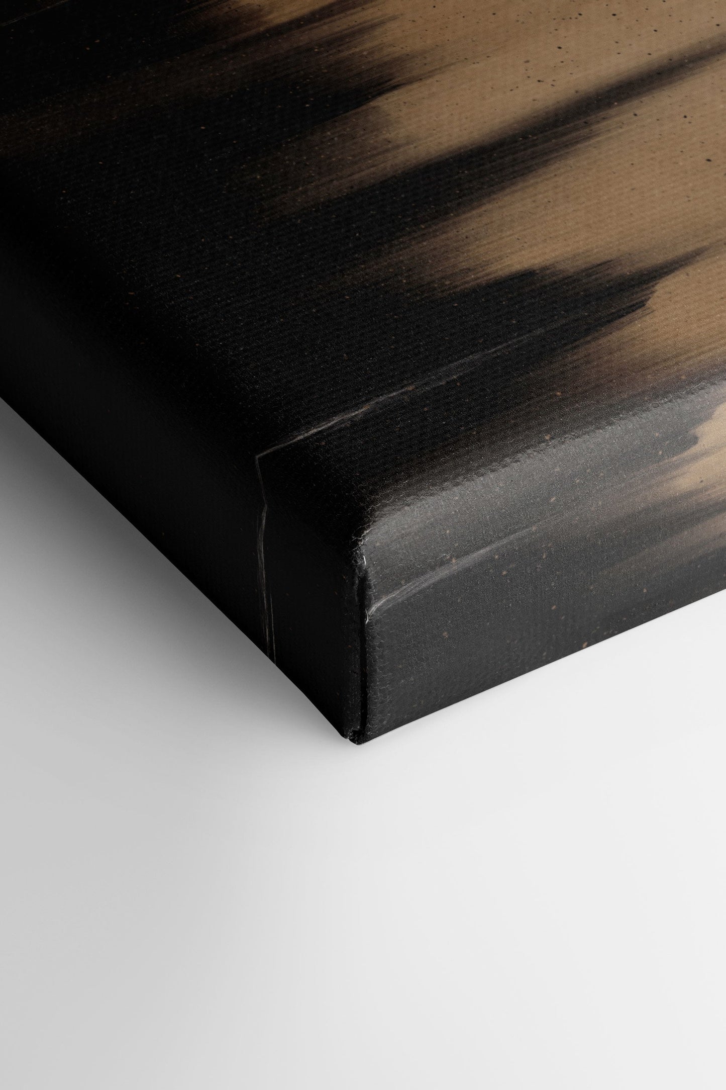 POUSSIÈRE D'OMBRES、木枠に張られたキャンバス作品