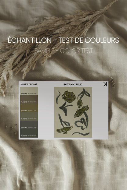 BOTANIC RELIC, Oeuvre sur toile étirée