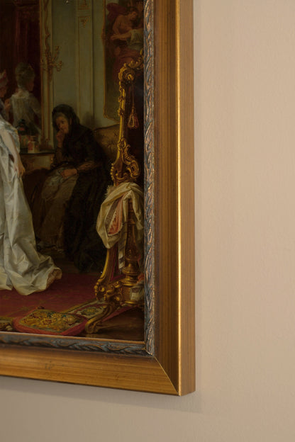 ROYAL ROOM, VINTAGE GOLD FRAME