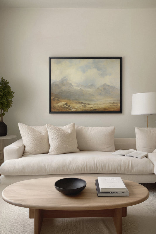 Stille Highlands, Werk auf gespannter Leinwand