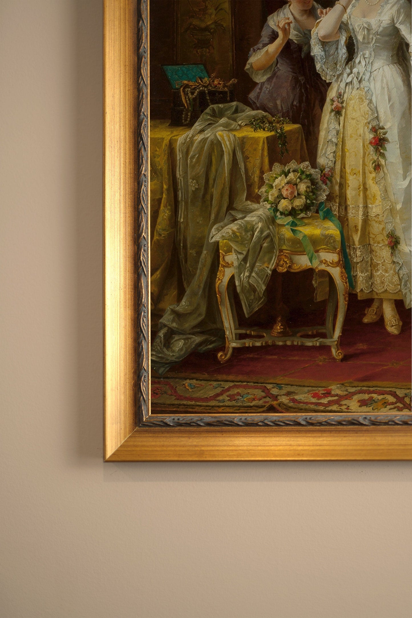 ROYAL ROOM, VINTAGE GOLD FRAME