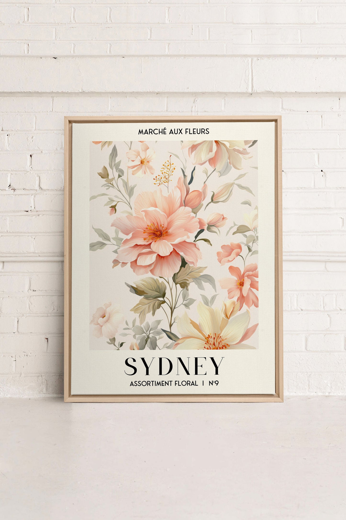 SYDNEY, Mischtechnik auf gespannter Leinwand