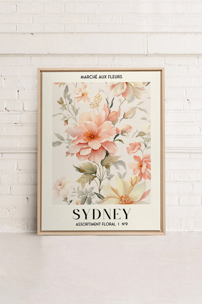 SYDNEY, Mischtechnik auf gespannter Leinwand