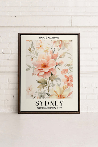 SYDNEY, Mischtechnik auf gespannter Leinwand