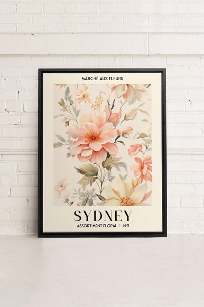 SYDNEY, Mischtechnik auf gespannter Leinwand
