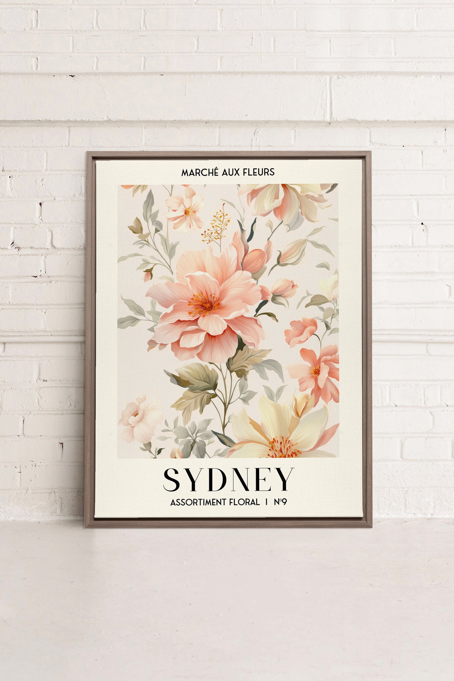 SYDNEY, Mischtechnik auf gespannter Leinwand