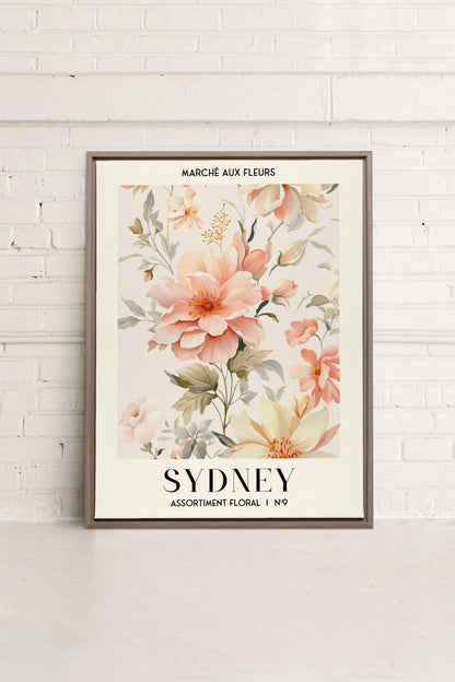 SYDNEY, Mischtechnik auf gespannter Leinwand