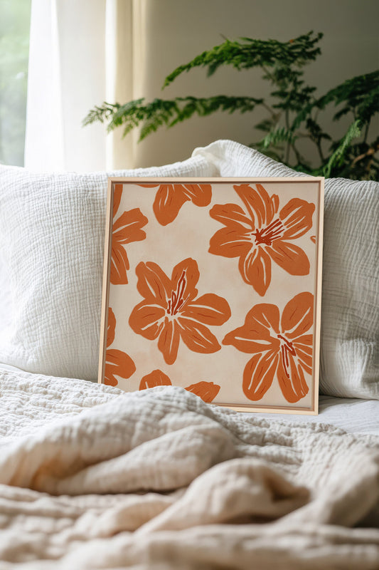 RAYON FLORAL, Werk auf gespannter Leinwand