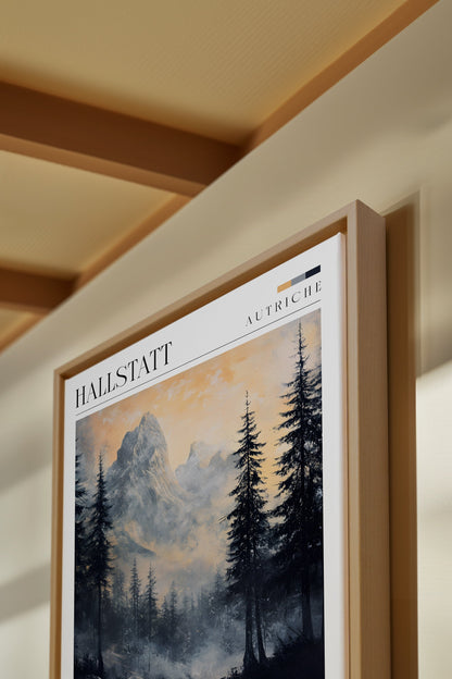 HALLSTATT, Stretched Canvas Artwork