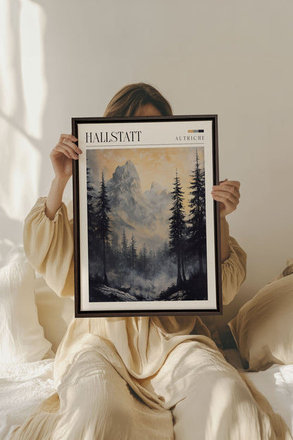 HALLSTATT, Stretched Canvas Artwork