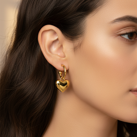 Classic Heart Studs