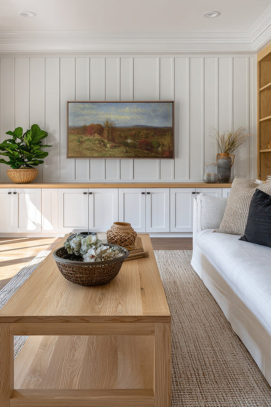 LEUCHTENDE LANDSCHAFT, Werk auf gespannter Leinwand