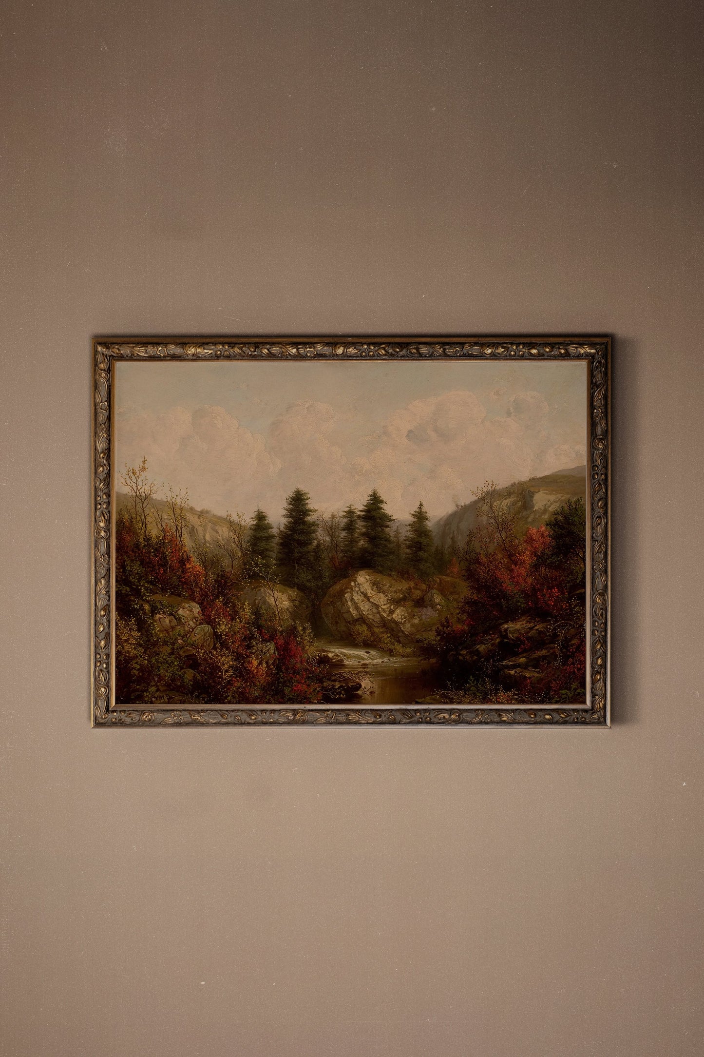 Waldfarn, Bronze-Vintage-Rahmen