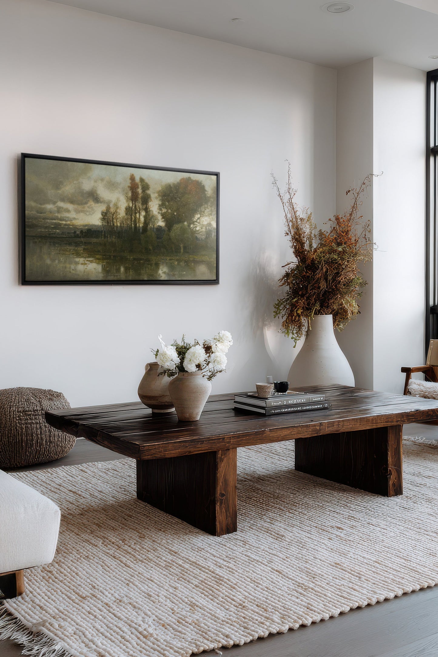 DARK SERENITY, Werk auf gespannter Leinwand