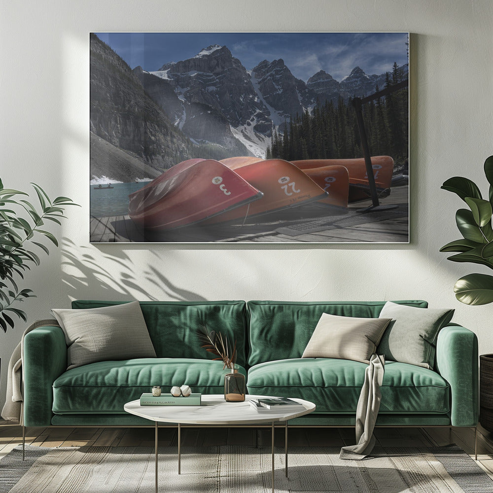 Wandkunst Vier Gipfel