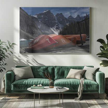 Wandkunst Vier Gipfel